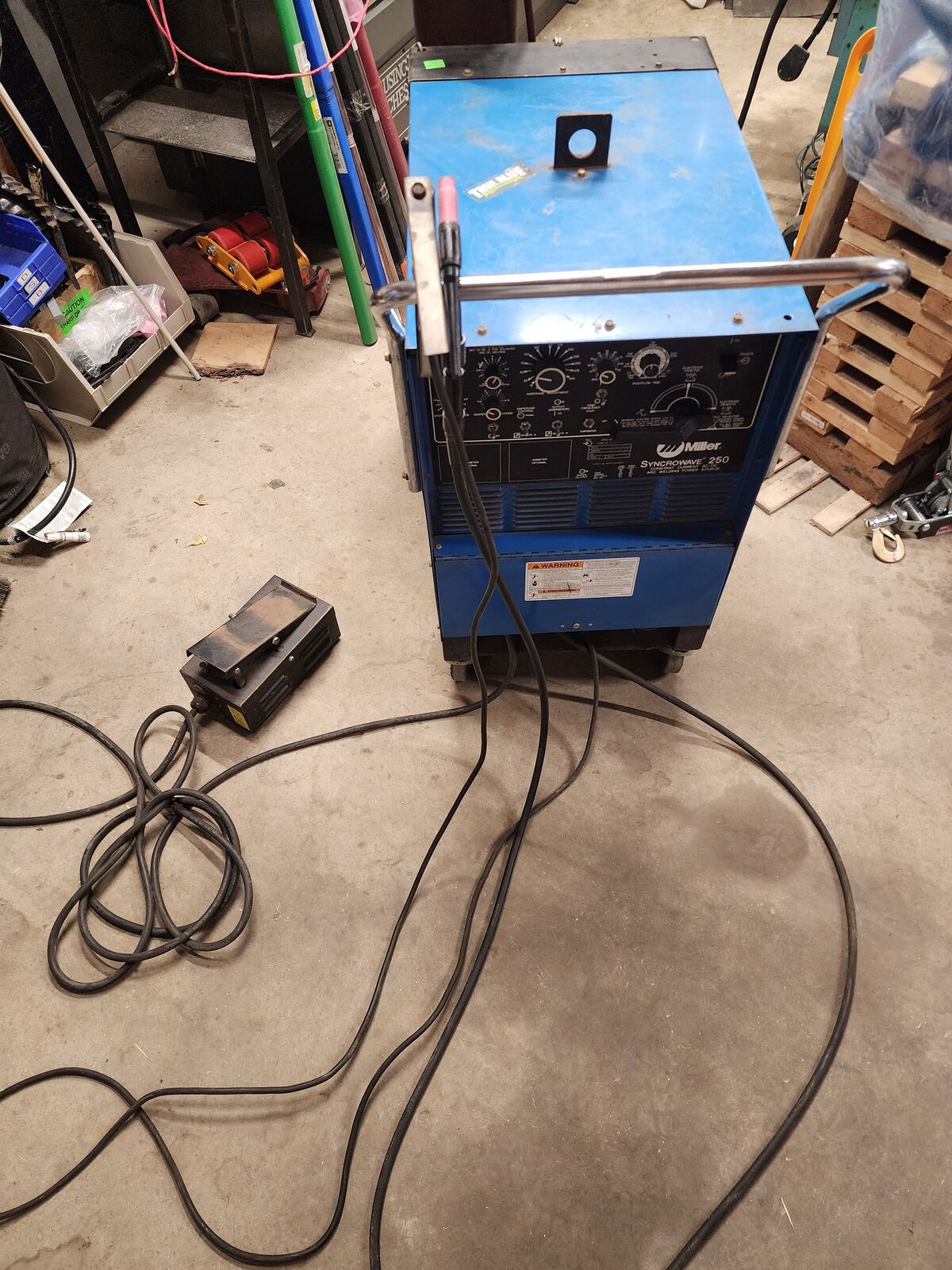 miller syncrowave 250 tig welder