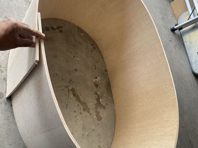 Bendable plywood 16.5 x 8ft x 5/16 thick