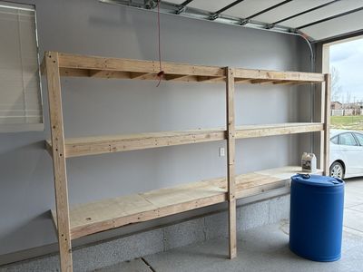 Custom Wood Storafd Shelving