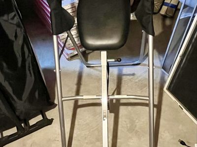 Body Power Health & Fitness Inversion Table - Black/Silver, Used