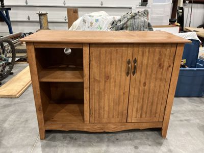 Entry sofa table cabinet