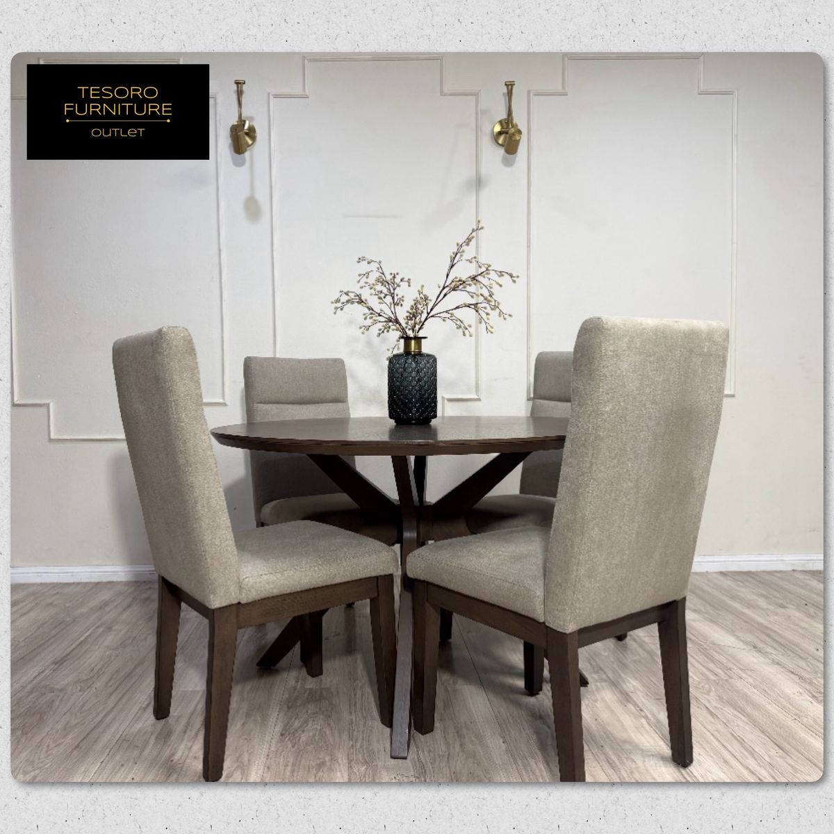 MODERN ROUND DINING SET