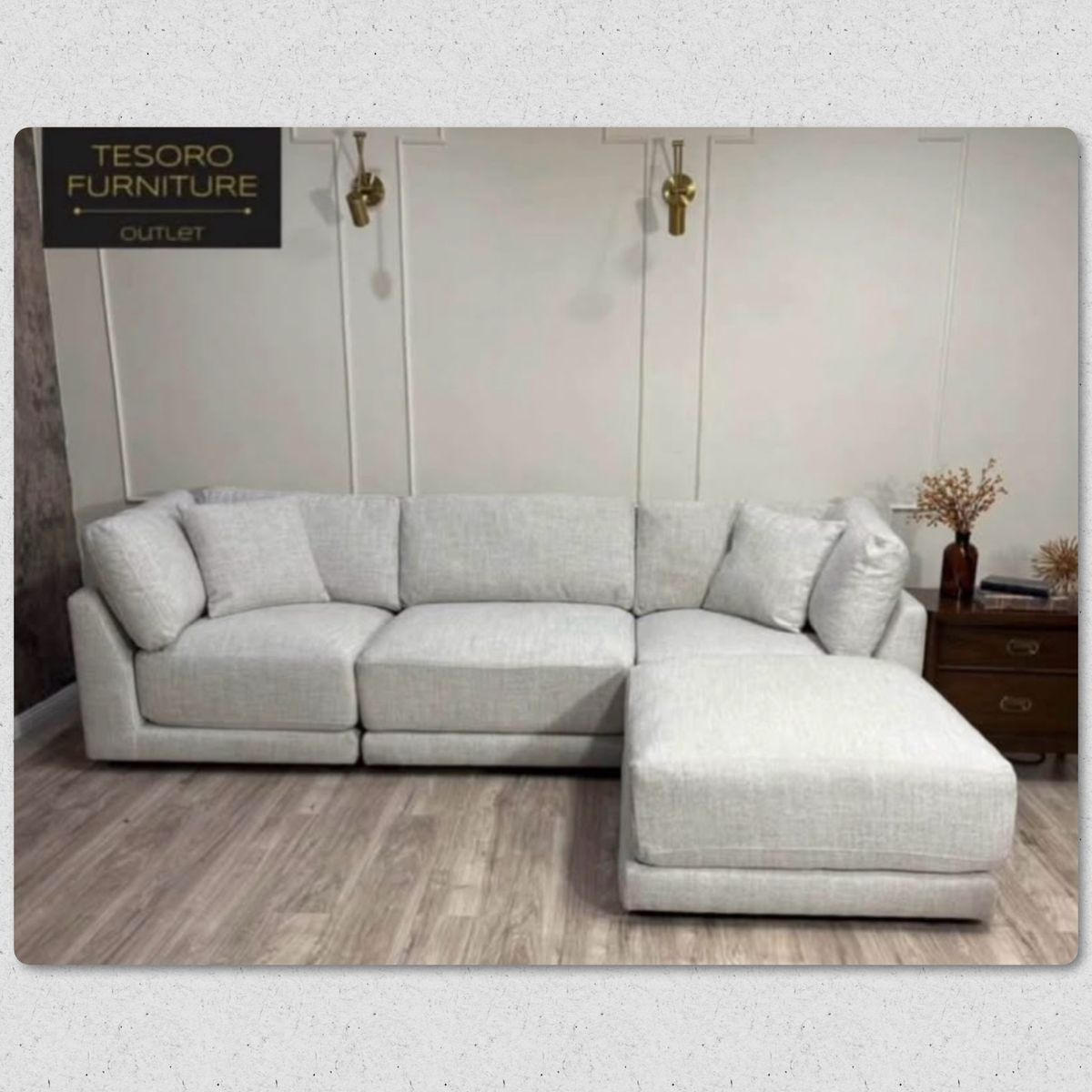 DAYNA BUCCLE MODULAR SECTIONAL