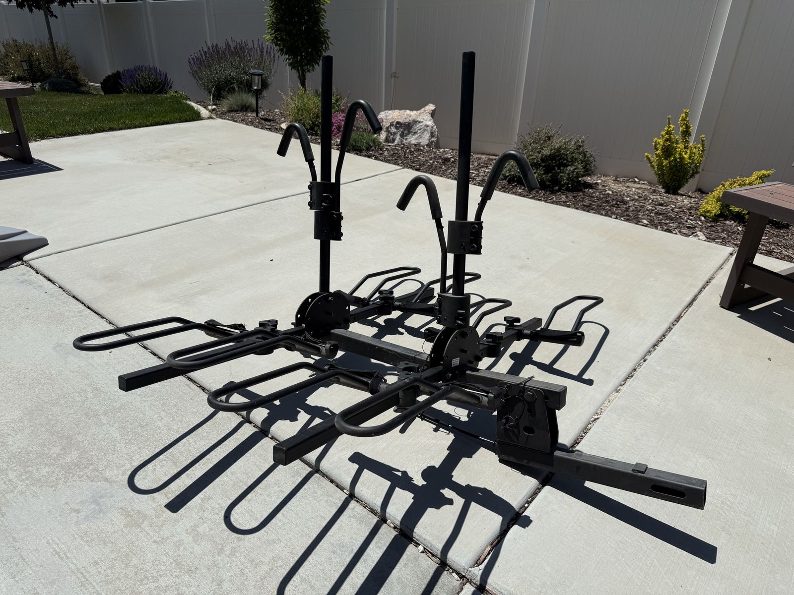 4 bike (2+2) hitch bike rack