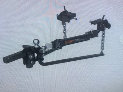 NEW CURT trailer tow round bar weight distribution kit