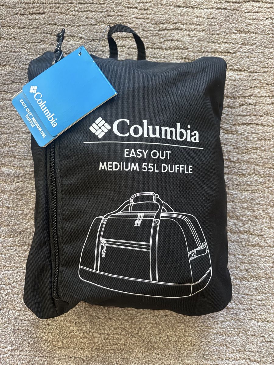 Columbia Easy Out Medium 55L Duffle Bag Black