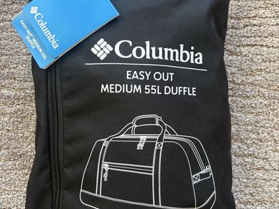 Columbia Easy Out Medium 55L Duffle Bag Black