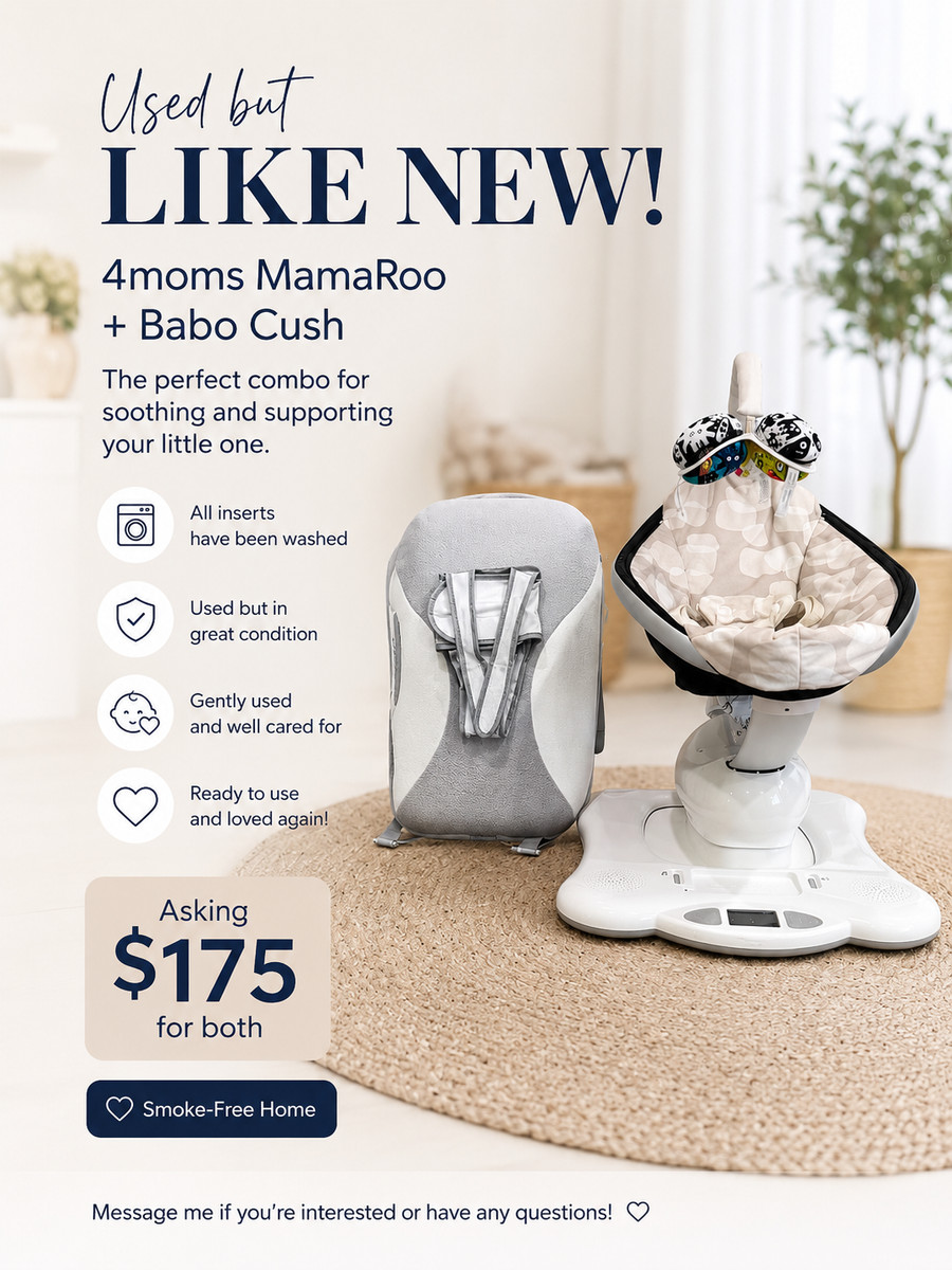 Mamaroo with Babo Cush Combo-Used