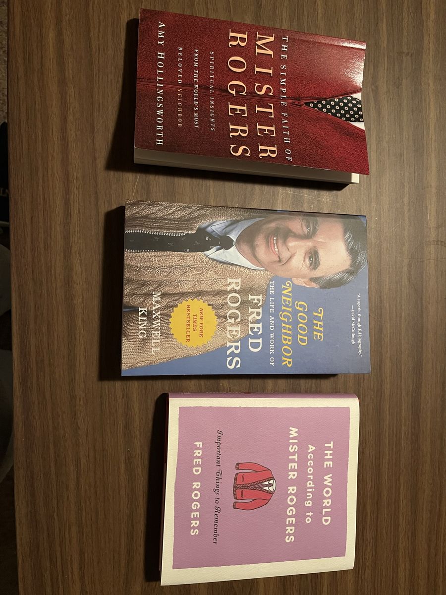  3 Mister Rogers Books — Great Condition — Complete Set