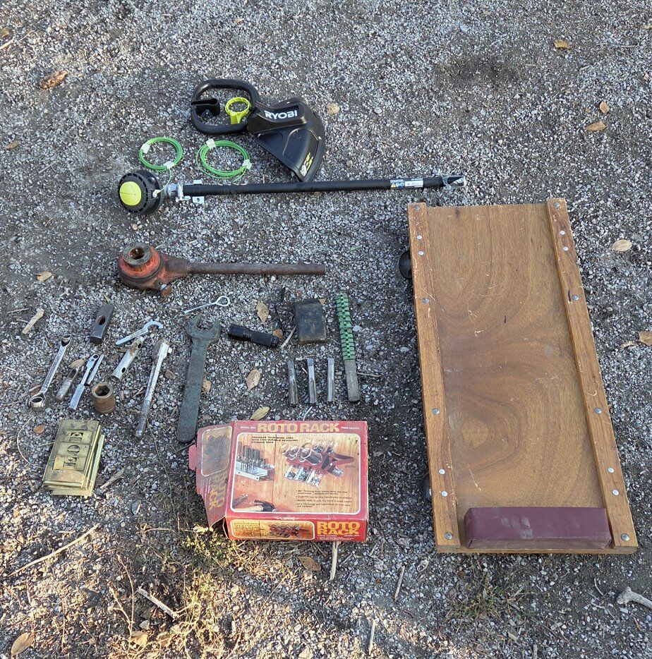 Random tools, Ridgid, Ryobi, Williams, Greenfield