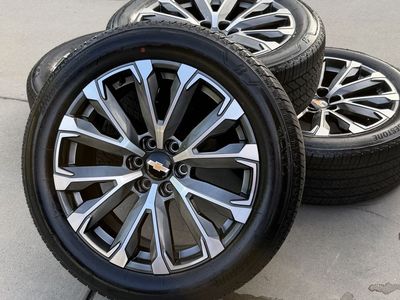 Brand new 2026 Chevy Tahoe high country wheels and tires