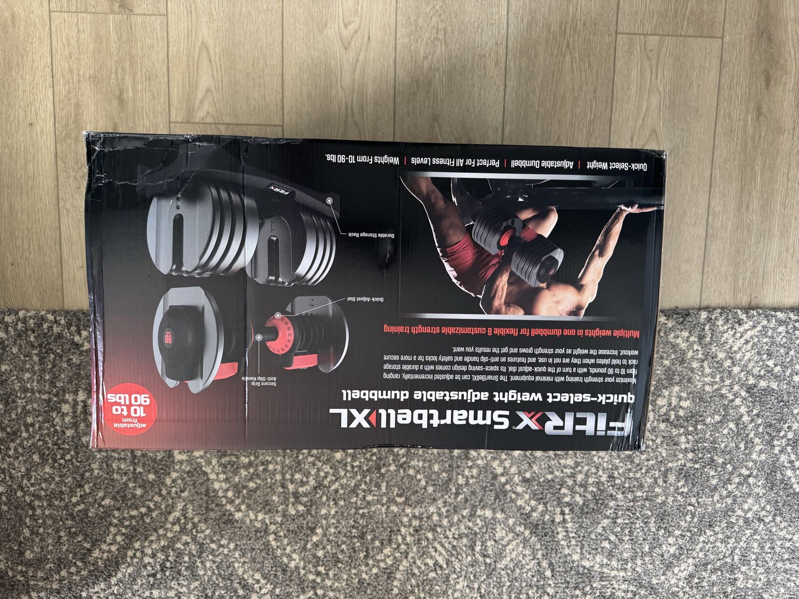 Single 90lb Adjustable Dumbbell Brand New
