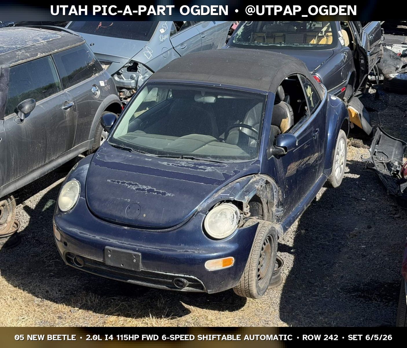 2005 Volkswagen New Beetle Parts - UTPAP Ogden