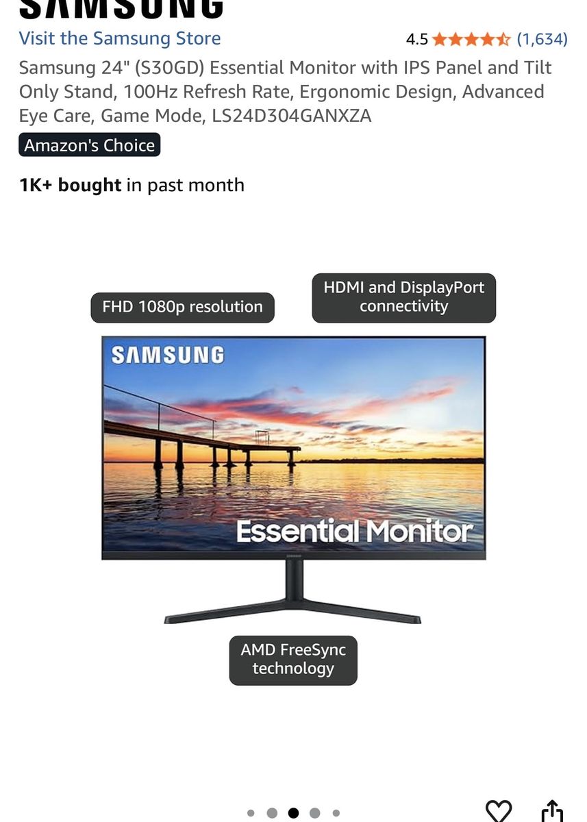New Samsung monitor