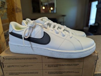 Nike Court Royale 2 NN White/Black Women's Size 9, Men's Size 7.5 Synthetic Sneakers