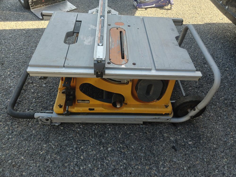 Ridgid Portable Table Saw with Rolling Work Stand