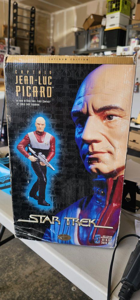 Star Trek Captain Jean-Luc Picard Platinum Edition 12" Cold Cast Figurine - First Contact
