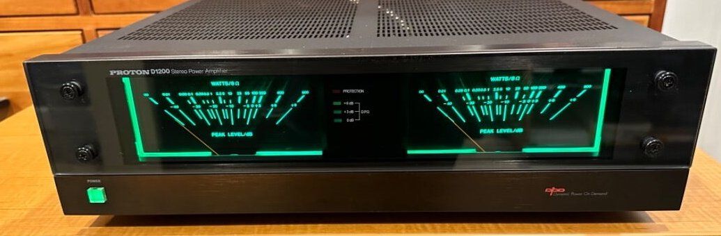 Proton D-1200 and Proton AP-1000 amplifier and preamp set