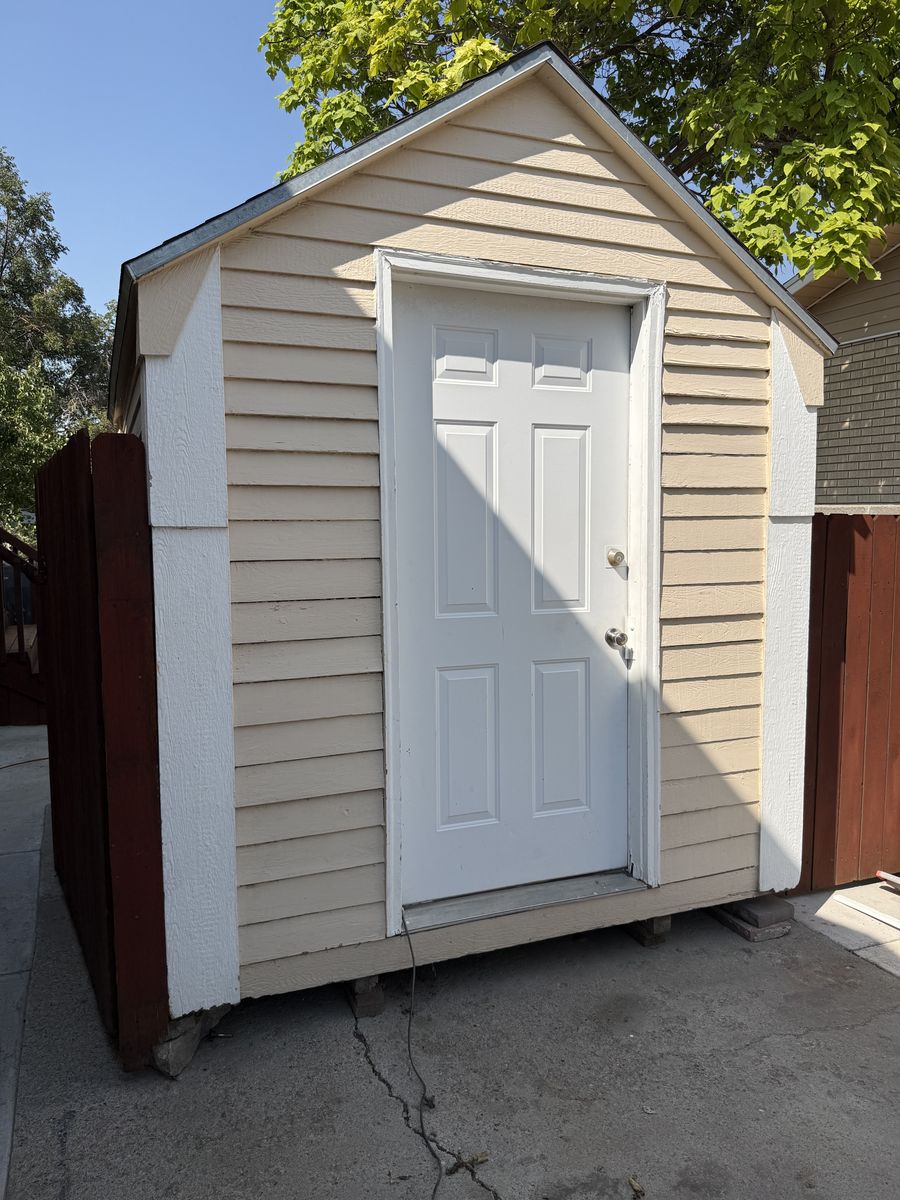 STURDY WELL BUILT SHED 10’ x 8’