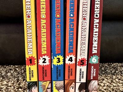 My Hero Academia, Vol’s 1-6 Manga Anime