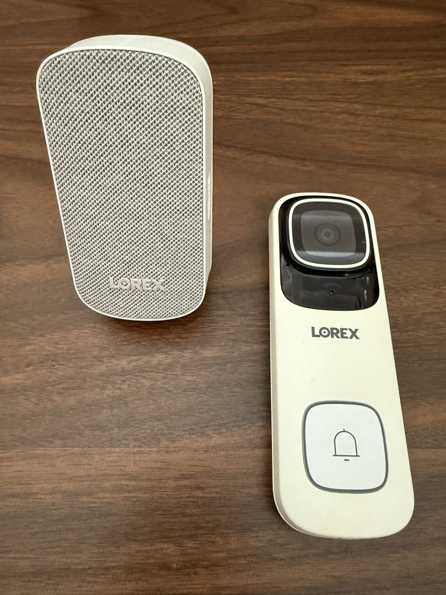Lorex 4K Wired Video Doorbell + Wi-Fi Chimebox Bundle (No Monthly Fees!)