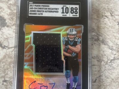 Christian Mcaffrey Rpa /25 Graded