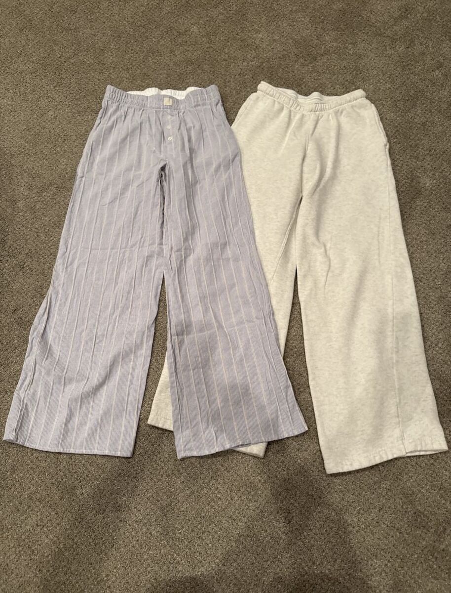 Wide Leg Sweats And Pajama Bottoms
