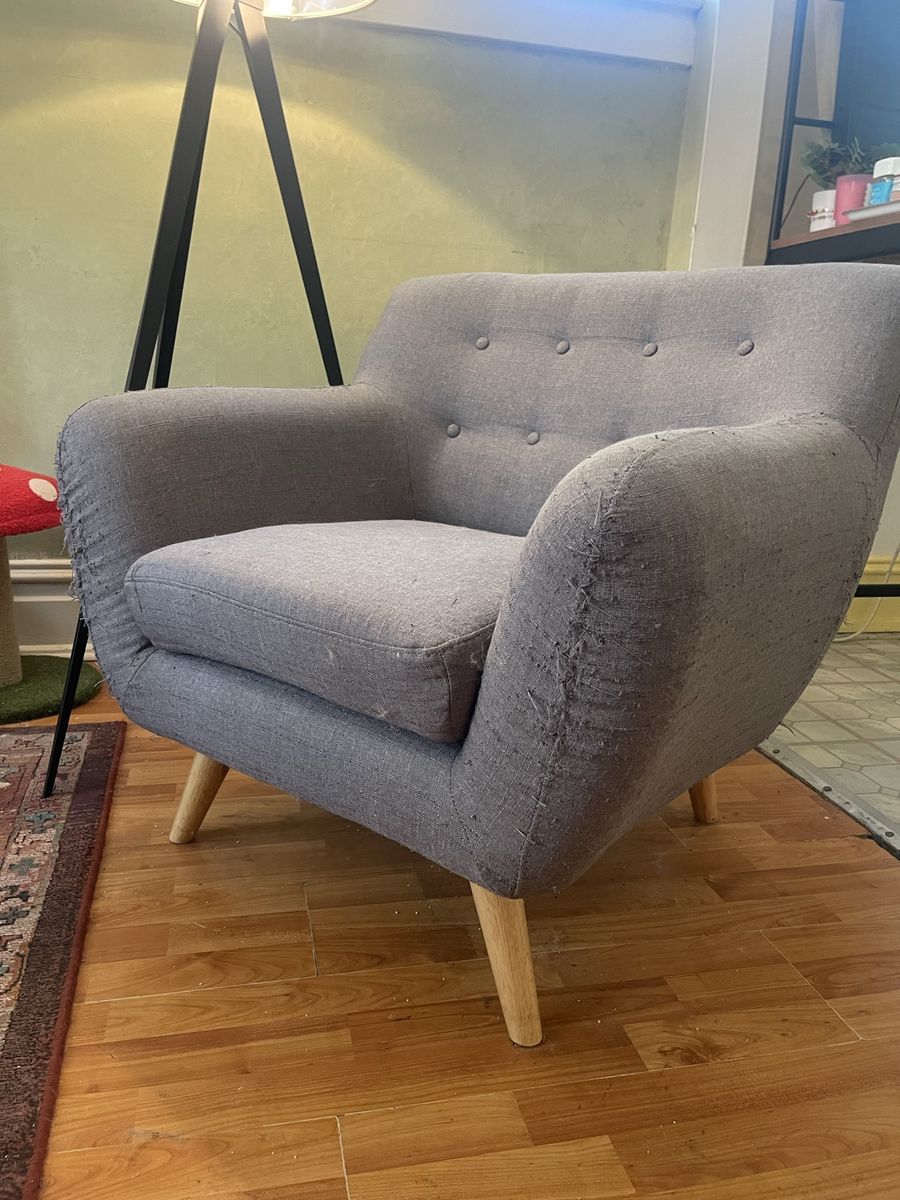 Mid century accent chair