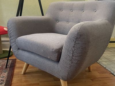 Mid century accent chair