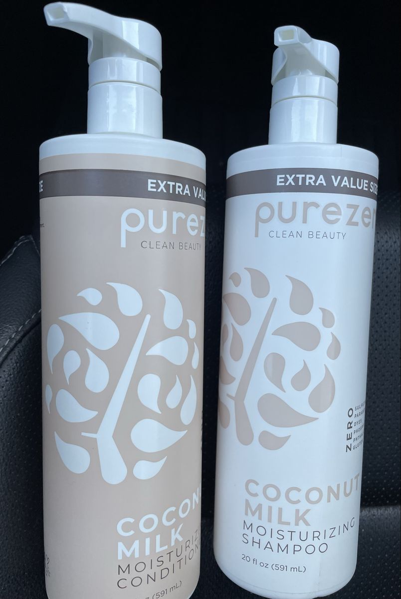Extra value size coconut milk 20 oz shampoo and conditioner set