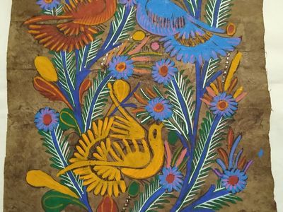 Mexican Bark Paintings - Vintage