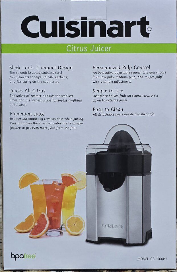 Citrus juicer machine.