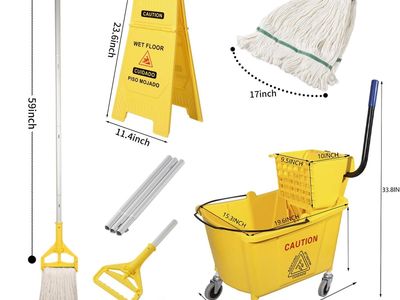Mop bucket and mop bundle