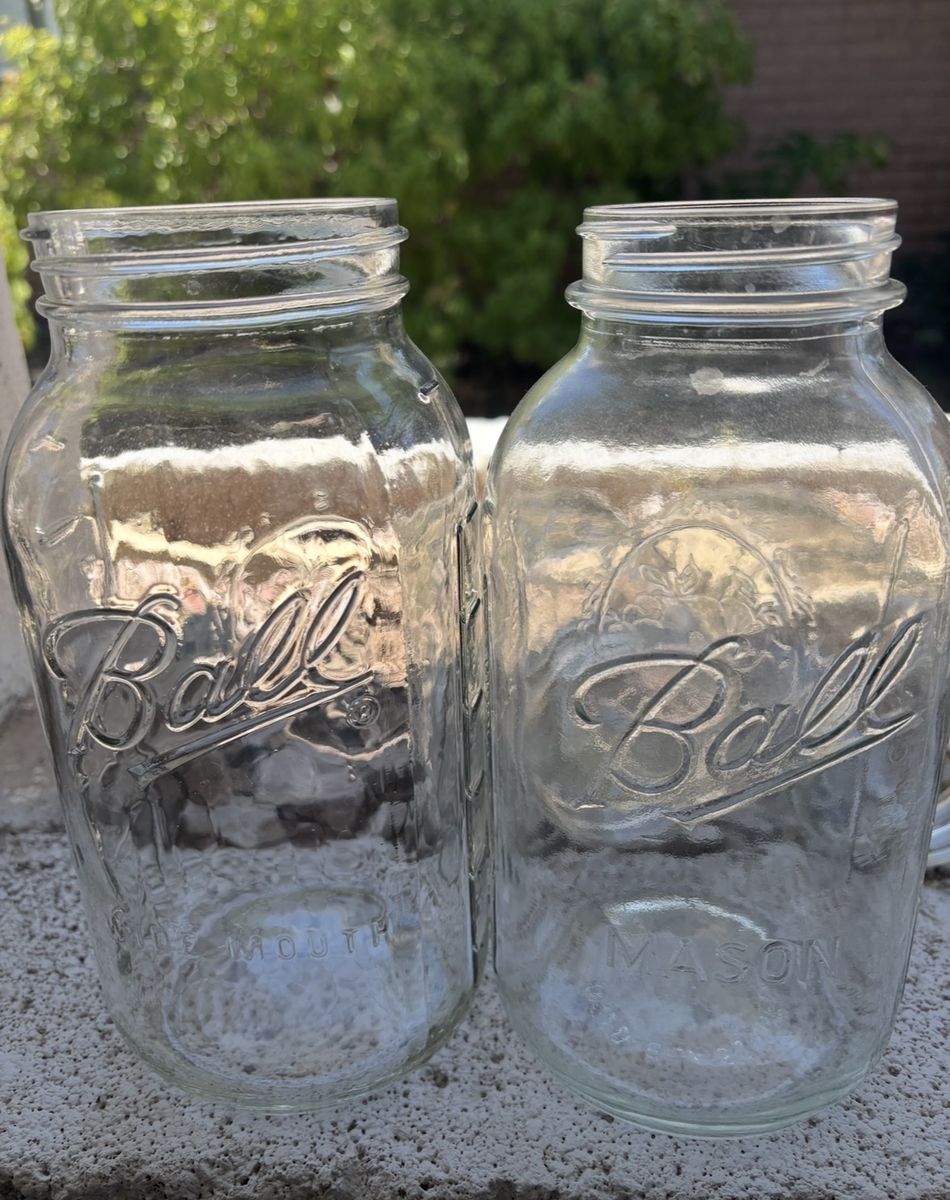 12 Half gallon mason jars