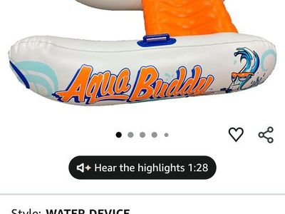 Rave Sports Aqua Buddy Inflatable Water Sports Ski or Wakeboard Trainer