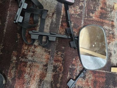 Universal Clip-On Towing Mirrors Pair - Adjustable Extension Mirrors