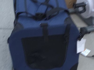 Soft-Sided Pet Carriers Lot (Blue & Black) - Damaged Mesh / For Parts or Repair
