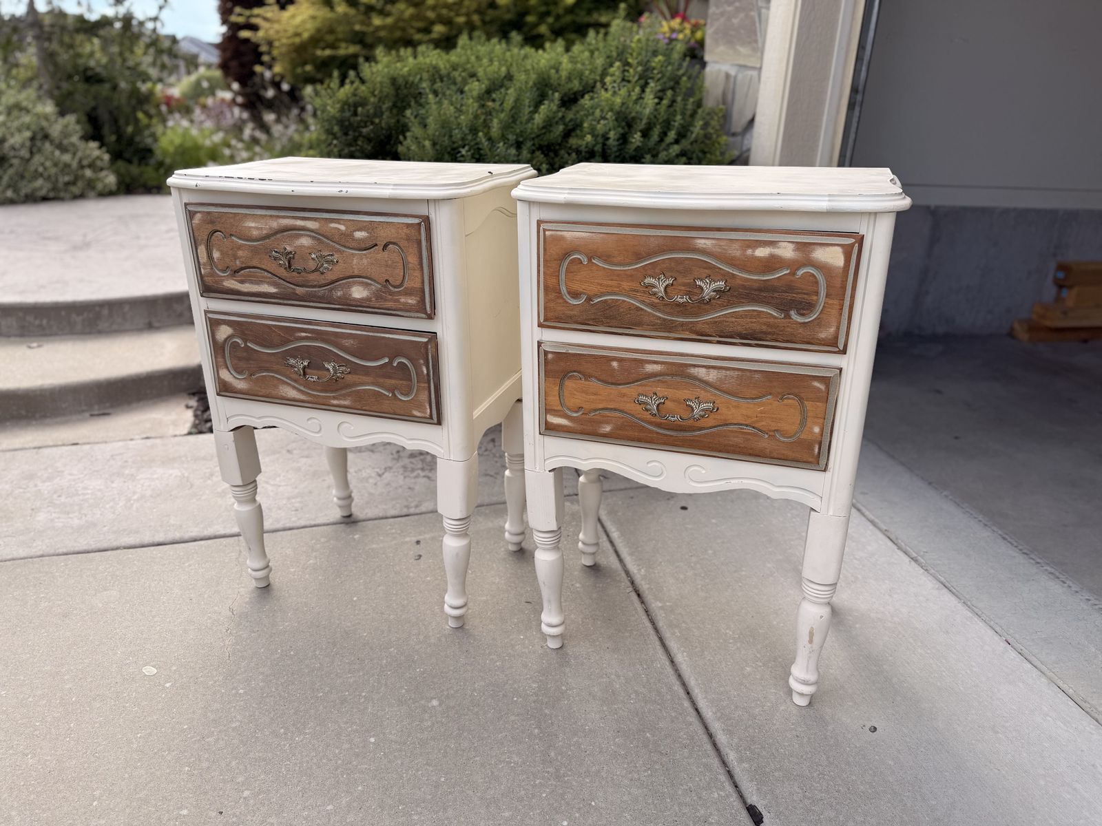 Tall 2 Drawer Nightstands (Set of 2)