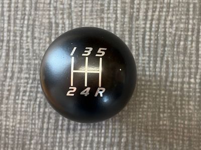 Billetworkz Weighted Matte Black Lightbulb Shift Knob 5-Speed Subaru WRX