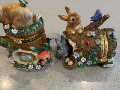 Bunny Trinket Set