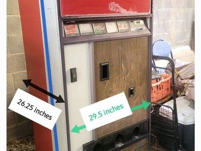Vintage Coca-Cola Vending Machine - Classic "Enjoy Coke" Design, 79" Tall
