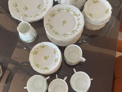 Antique P.K. Silesia China Set (36 Pieces)