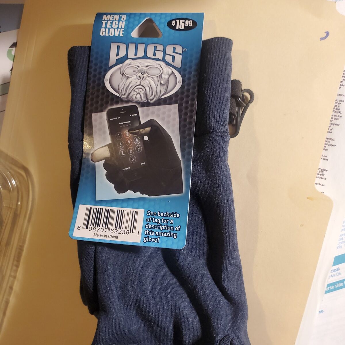 Men's Tech Glove, Each