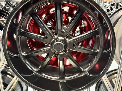 US Mags Rambler U123 22x11 Black on Black Wheel, 5x127 lug pattern +18mm Offset,