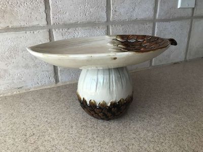 Potpourri Acorn Dish 6in High x 10in Long x 7in Wide