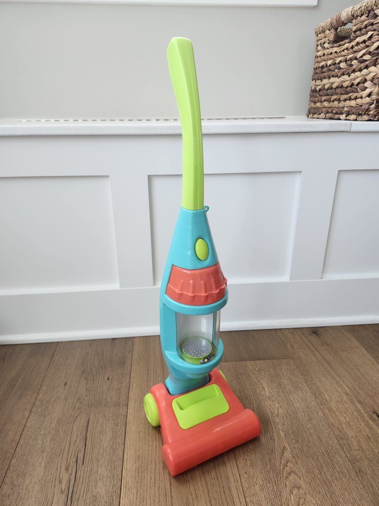 My Light Up Vacuum Cleaner Toy w/ Lights & Sounds – Pretend Play Vacuum – Works Great! For Baby Toddler Preschool Aged Kids
