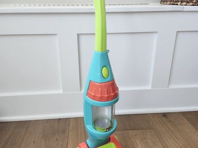 My Light Up Vacuum Cleaner Toy w/ Lights & Sounds – Pretend Play Vacuum – Works Great! For Baby Toddler Preschool Aged Kids