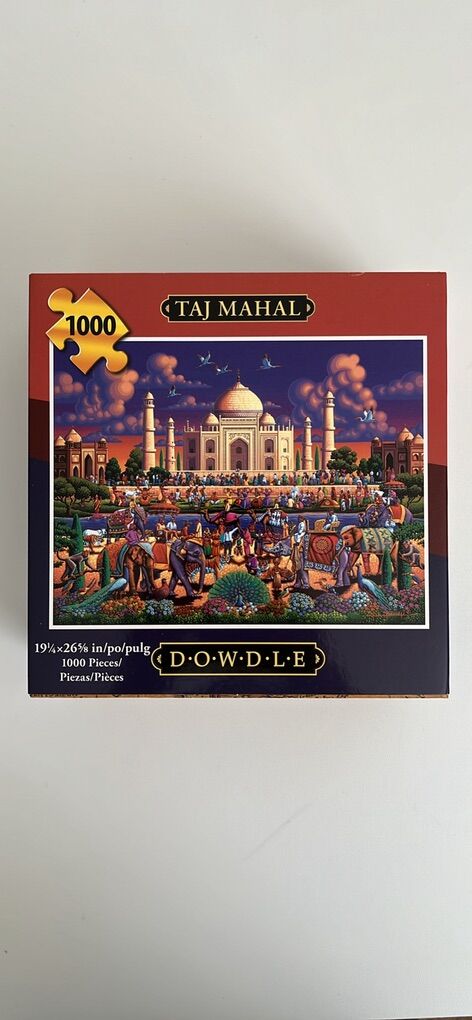 NEW Dowdle 1000 Piece TaJ Mahal Puzzle