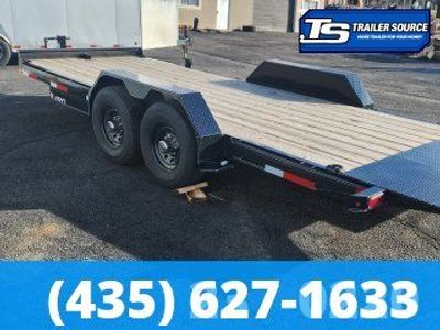 7x20 Double A Pro Series HT Power Tilt Trailer - 15.4K GVWR - Torsion Axles
