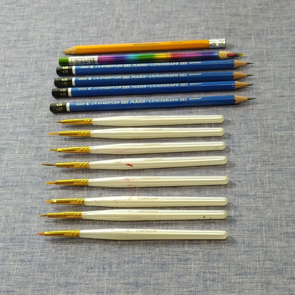 Paint Brushes and Art Pencils